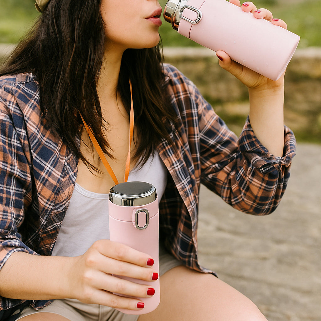 Smart LED Temp Display Vacuum Bottle – Leak Proof, Hot/Cold, for Office, Gym, Travel, and More (Mix Colors).